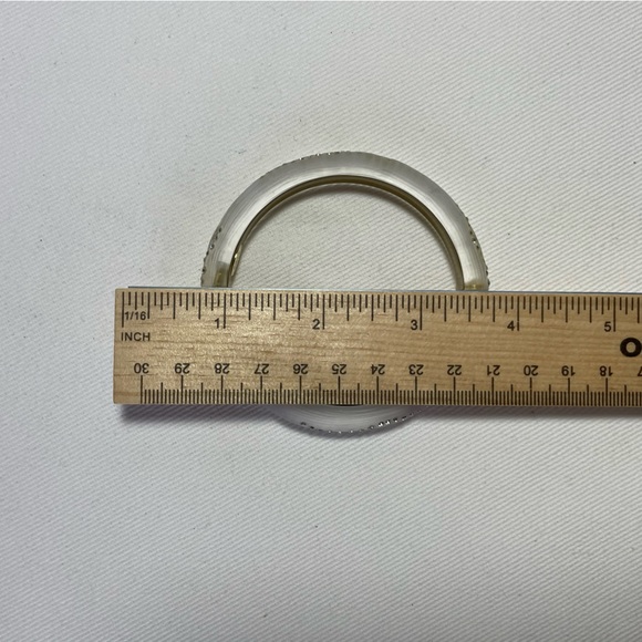 NWOT ALEXIS BITTAR WHITE RHINESTONE BRACELET - Picture 2 of 3